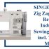 SINGER 20U109 Zig Zag Straight Reverse Industrial Sewing Machine incl. Table & Motor