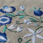 how to remove embroidery with backing