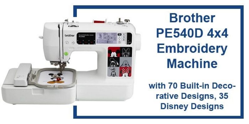 Brother PE540D Review – Embroidery Machine with70 Built-in Decorative Designs